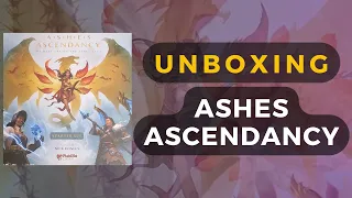 Ashes Ascendancy Board Game and Storage Box Unboxing | DaniCha