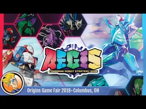 A.E.G.I.S.: Combining Robot Strategy Game — game preview at Origins 2018