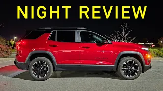 NIGHT REVIEW! -- Does the All-New 2025 Chevy Equinox RS Have Great Lights?? (Headlights & Ambient)