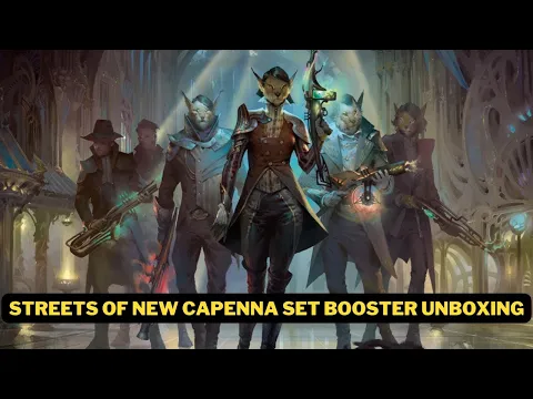 Magic: The Gathering Streets of New Capenna Set Booster Unboxing