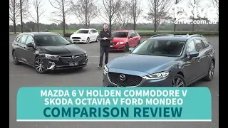 Comparison Test: 2018 Mazda 6 v Commodore v Octavia v Mondeo | Drive.com.au