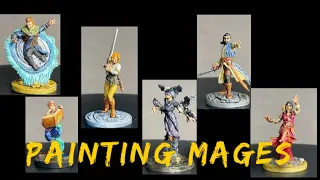 Painting Mages from The Witcher and Ciri