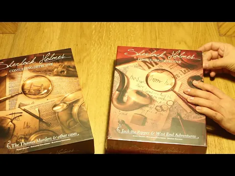 Sherlock Holmes Consulting Detective series (2017 edition) - What's in the box?