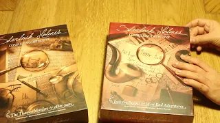 Sherlock Holmes Consulting Detective series (2017 edition) - What's in the box?