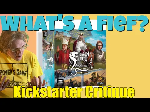 Fief England - Alliances, Treachery, and Power - Kickstarter Critique Review