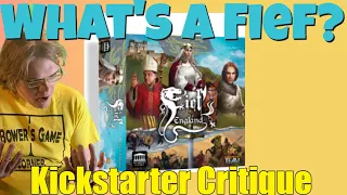 Fief England - Alliances, Treachery, and Power - Kickstarter Critique Review