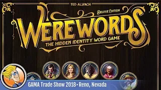 Werewords Deluxe Edition — game preview at the 2018 GAMA Trade Show
