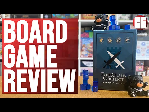 Four Clans Conflict Board Game Review by Cardboard East