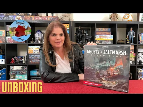 D&D Ghosts of Saltmarsh Board Game Unboxing