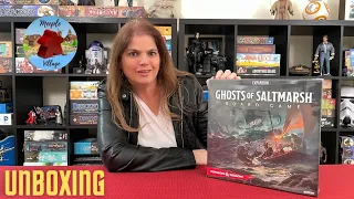 D&D Ghosts of Saltmarsh Board Game Unboxing