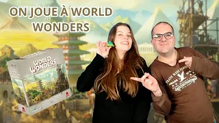 { Règles Et Partie } ON JOUE À WORLD WONDERS | Jeu De Société | Super meeple