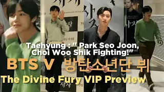 190730 Park Seo Joon 박서준, BTS V| Taehyung 방탄소년단 뷔 & NU'EST Minhyun 'The Divine Fury 사자' VIP Preview