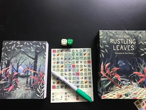 Fabulous Rustling Leaves roll and write game