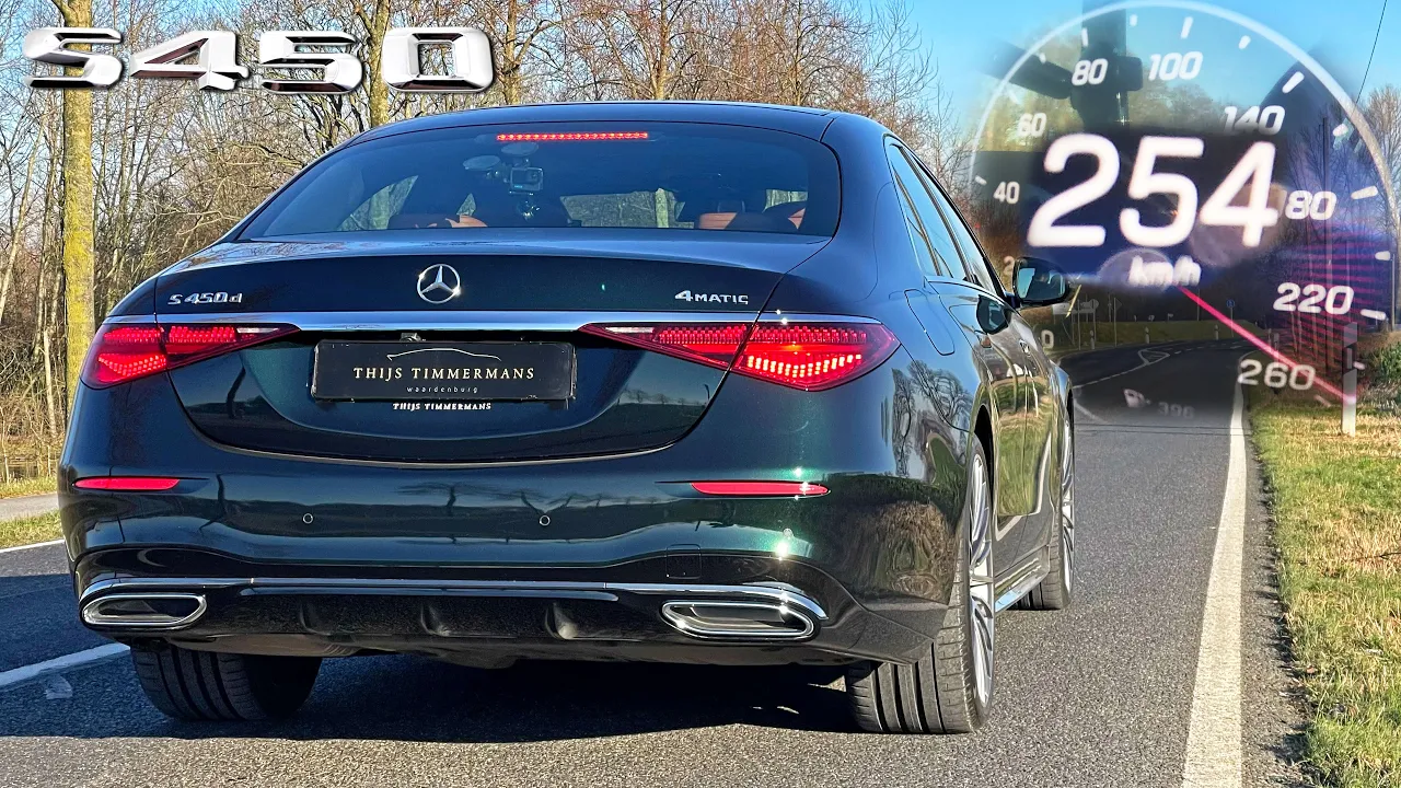 2024 Mercedes-Benz S Class W223 S450d | 0-250 ACCELERATION & POV
