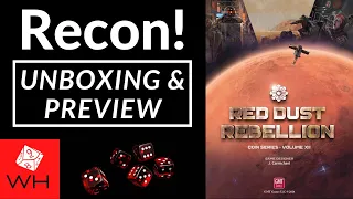Recon! Unboxing & Preview of Red Dust Rebellion