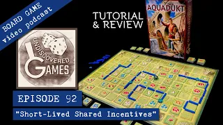 AQUÄDUKT BOARD GAME Review & How To Play Rules Tutorial E92 Mean Tile Placement Hidden Gem Aqueduct