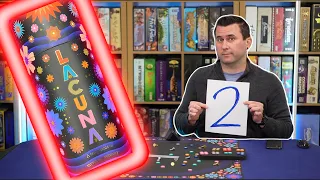 Lacuna - 2nd Player Advantage OR How To WIN at Tic Tae Toe // Board Game Review