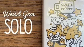 Quests over Coffee - The weirdest (and cutest) solo game I’ve played.
