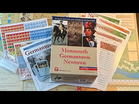 Tri-Pack #2: Battles of the American Revolution (GMT) - Unbox & First Look
