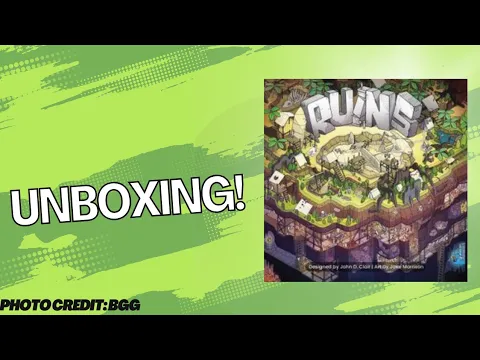 Ruins: Unboxing