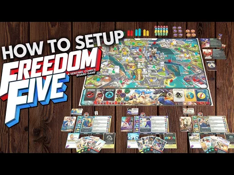 Freedom Five The Board Game | How to Setup