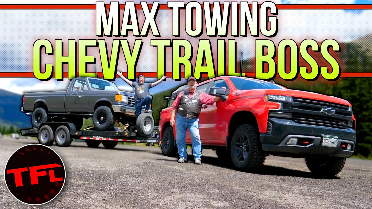 The New Chevy Silverado Trail Boss Takes on The World’s Toughest Towing Test with Maximum Load!