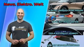 #NEWSFLASH: Nissans Elektro-Hammer "Ariya", Tesla Autopilot Verbot + Mehr Ladespeed, BMW iX3 Fakten