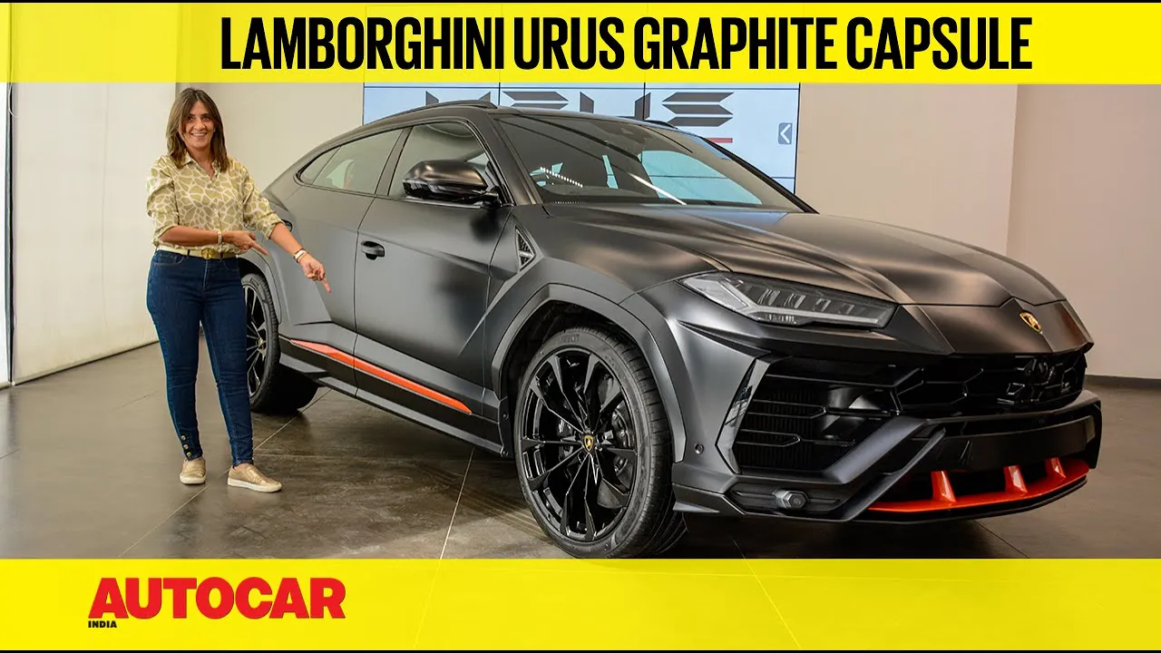 Lamborghini Urus Graphite Capsule walkaround | First Look | Autocar India