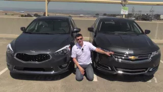 Chevrolet Impala vs Kia Cadenza Review and Road Test