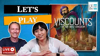 How to Play VISCOUNTS OF THE WEST KINGDOM - Live Playthrough - Let's play #53