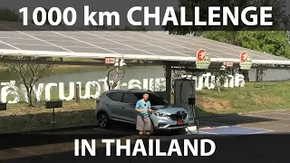 MG ZS EV 1000 km challenge in Thailand