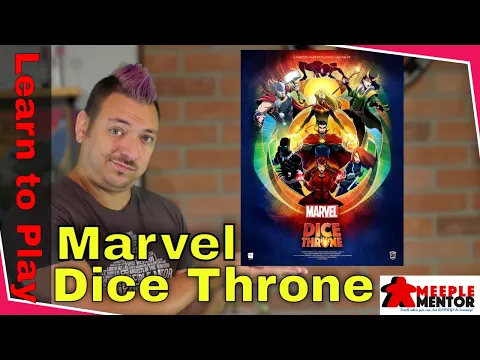 Learn to Play Marvel Dice Throne (all Heroes, Player counts)