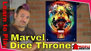 Learn to Play Marvel Dice Throne (all Heroes, Player counts)
