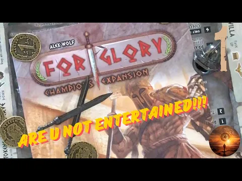 For Glory: Battle Like a Gladiator – Deckbuilding Game Playthrough | Part 1