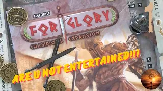 For Glory: Battle Like a Gladiator – Deckbuilding Game Playthrough | Part 1