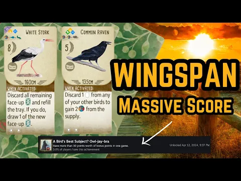 147 Points | Bonus Cards and Classic Power Crush Wingspan Automa