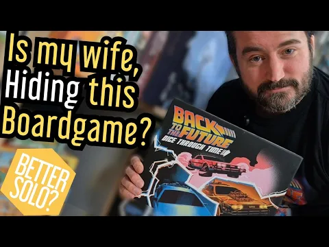Back to the Future : Dice Through Time Boardgame Solo Review - Is it Better Solo