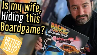 Back to the Future : Dice Through Time Boardgame Solo Review - Is it Better Solo