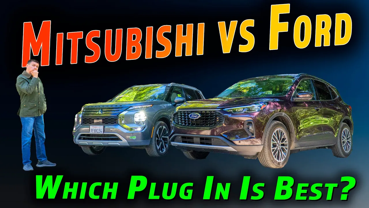 2024 Mitsubishi Outlander PHEV vs Ford Escape PHEV | Plug In Hybrid Faceoff
