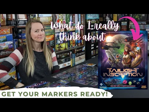 TWILIGHT INSCRIPTION | Overview & Thoughts on an Epic Roll & Write Game