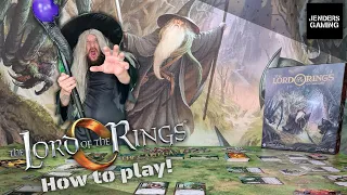 How to play - Lord of the ring, the card game