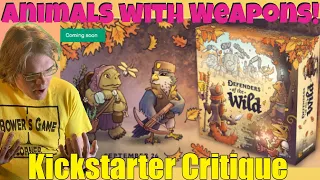 Defenders of the Wild - Kickstarter Critique Review