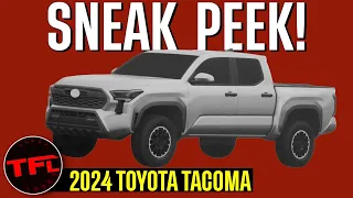 BREAKING NEWS: Here's a Look at the All-New 2024 Toyota Tacoma BEFORE You're Supposed to See It!