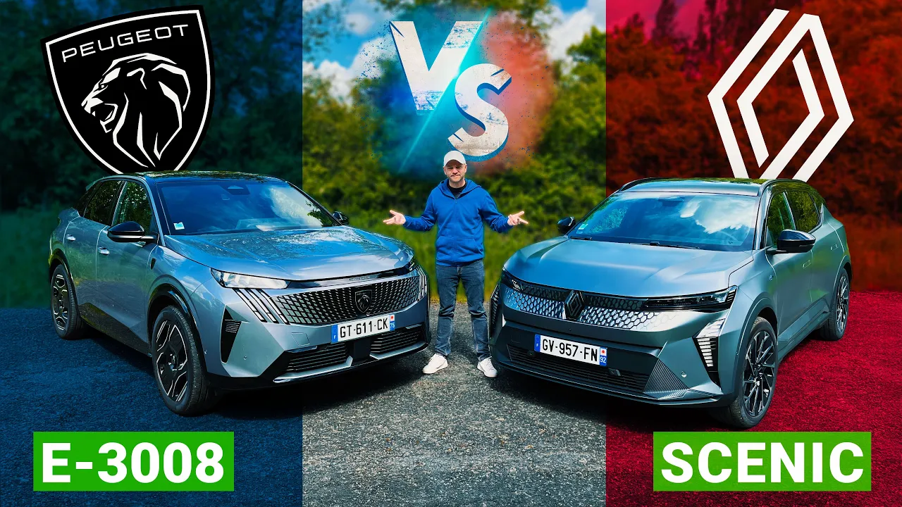 Peugeot e-3008 vs Renault Scenic E-Tech : le duel des SUV électriques made in France !