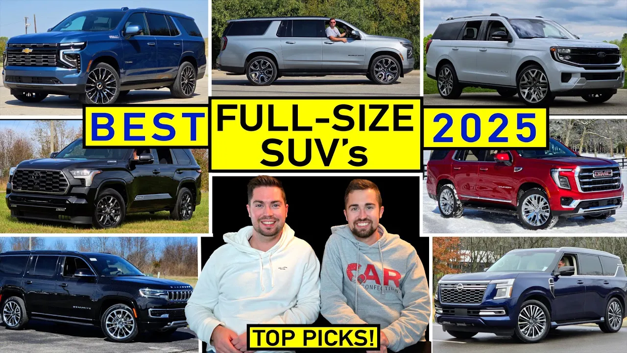 BEST Full-Size SUVs for 2025 -- Our TOP PICKS After Reviewing ALL of Them!