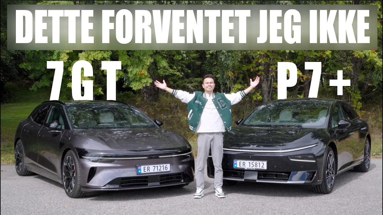 XPENG P7+ mot Zeekr 7GT – Hvem kommer LENGST på en lading?