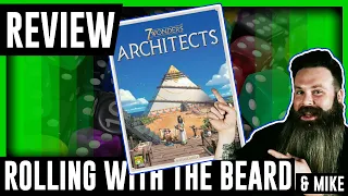 7 Wonders Architects (7 Wonders LITE) Board Game Review on Rolling with the Beard