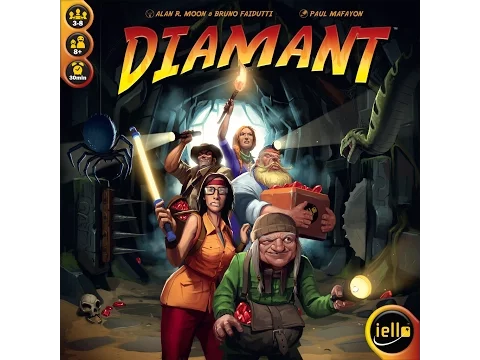 Diamant aka Incan Gold - Iello - French Edition Unboxing