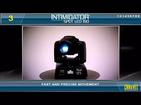 Product video thumbnail for Chauvet Intimidator Spot LED 150 Moving Head Light