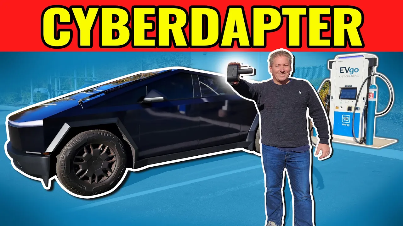 This New Adapter Allows Tesla Cybertruck To Charge On CCS1 DC Fast Charge Stations